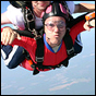 Skydiving - not frightening at all.
