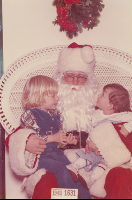 Brother and Me Santa