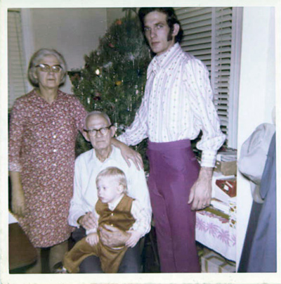Grandpa Grandma Dad Me